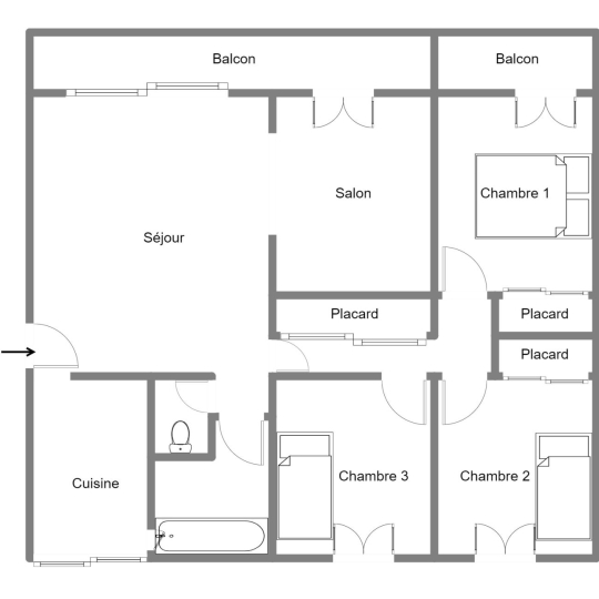  Annonces MARSEILLE6 : Appartement | MARSEILLE (13010) | 95 m2 | 235 000 € 